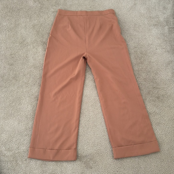 NWT REFKA Peach Colored High Waisted Trousers / Size US 12 - Picture 7 of 7